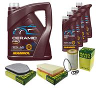 MANN Controllo Set 9L MANNOL Ceramic Pro 10W-40 Per Mercedes-Benz CLK C208