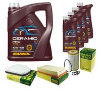 MANN Controllo Set 9L MANNOL Ceramic Pro 10W-40 Per Mercedes-Benz E-Klasse