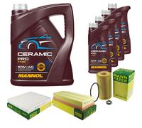 MANN Controllo Set 9L MANNOL Ceramic Pro 10W-40 Per Mercedes-Benz G-Klasse