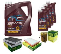 MANN Controllo Set 9L MANNOL Ceramic Pro 10W-40 Per Mercedes-Benz S-Klasse
