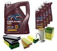 MANN Controllo Set 9L MANNOL Ceramic Pro 10W-40 Per Mercedes-Benz S-Klasse