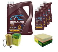 MANN Controllo Set 9L MANNOL Ceramic Pro 10W-40 Per Mercedes-Benz Sprinter