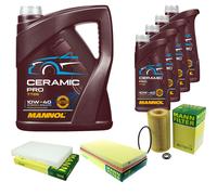 MANN Controllo Set 9L MANNOL Ceramic Pro 10W-40 Per Mercedes-Benz Viano W639