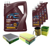 MANN Controllo Set 9L MANNOL Ceramic Pro 10W-40 Per VW Transporter V Bus
