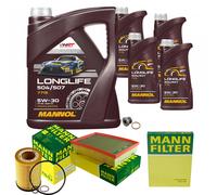 Mann Controllo Set 9L mannol Longlife 504/507 5W-30 per BMW 7er 745i SX
