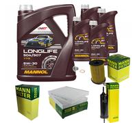 Mann Controllo Set 9L mannol Longlife 504/507 5W-30 per BMW 7er 750i SX