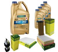 Mann Controllo Set 9L Ravenol SMP 5W-30 per Audi Q7 3.0 Tdi Quattro 4.2