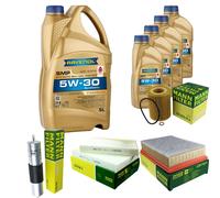 MANN Controllo Set 9L RAVENOL SMP 5W-30 per BMW Serie 5 E39 523i 520i 528i