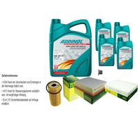 MANN Controllo set 9L9L ADDINOL GIGA LIGHT MV 0530 LL 5W-30 per Opel Vivaro