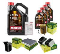 MANN Controllo set 9L9L MOTUL 8100 X-CLEAN EFE 5W-30 per Mercedes classe G