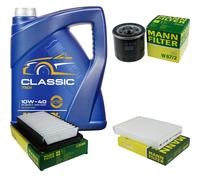 MANN Controllo Set Filtri 5L MANNOL Classic 10W-40 per Suzuki Splash 1.2