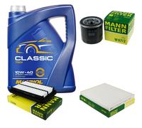 MANN Controllo Set Filtro 5L MANNOL Classic 10W-40 per Suzuki Alto 1.0