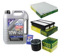 MANN Controllo Set Liqui Moly 10W-40 per Hyundai Tucson 2.0 2.7 AWD KIA