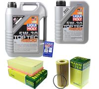 MANN Controllo Set LIQUI MOLY 4200 5W-30 per VW T-Roc Tiguan 2.0 TSI 4motion