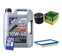 Mann Controllo Set Liqui Moly 5L 10W-40 per Hyundai Accent I 1.5i 12V