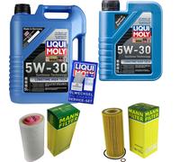 Mann Controllo Set Liqui Moly 6L 5W-30 Per Bmw 3er Touring 320D 318D