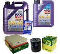 MANN Controllo Set LIQUI MOLY 6L 5W-40 Per Opel Frontera A 2.3 TD Omega