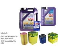 Mann Controllo Set Liqui Moly 6L 5W-40 per Peugeot Boxer Scatola 2.5 Tdi 2.0i
