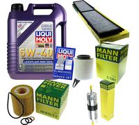 MANN Controllo Set LIQUI MOLY High Tech 5W-40 per BMW E87 116i 118i 120i E81