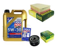 MANN Controllo Set Liqui Moly Longlife 5L 5W-30 per Renault Scénic II 1.5 dCi