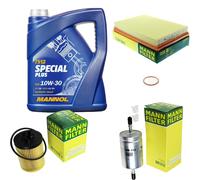 Mann - Controllo Set mannol 5 L 10W-30 Special Plus per Interruttore Opel Corsa