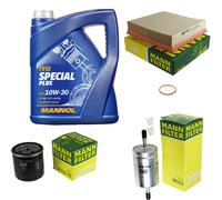 Mann - Controllo Set mannol 5 L 10W-30 Special Plus per Opel Omega B