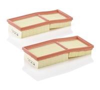 MANN-FILTER C 2861-2 Filtro dell'aria (set da 2) - per Autovetture + veicoli commeriali