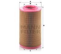MANN-FILTER filtro aria C17278 cartuccia diametro 163x284 mm