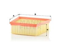 MANN-FILTER filtro aria C22031 cartuccia 161x217x70 mm