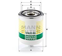 MANN-FILTER TB 1374/3 x - Cartuccia Essiccatore Aria, Imp. Aria Compressa