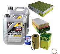 Mann-Filter Controllo Set 10 L Liqui Moly 5W-40 per Porsche Cayenne S