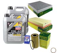 MANN-FILTER Controllo set 10 L Liqui Moly 5W-40 per Porsche Cayenne S4.5