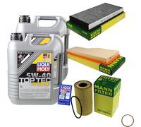 MANN-FILTER Controllo set 10 L Liqui Moly Top Tec 4100 5W-40 per Porsche 911