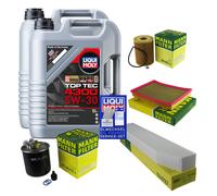 Mann-Filter Controllo Set 10L Liqui Moly Top Tec 4300 5W-30 per Jeep WH 3.0