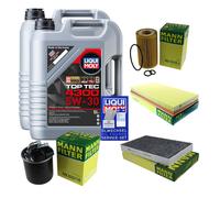 MANN-FILTER Controllo Set 10L Liqui Moly Top Tec 4300 5W-30 Per Mercedes-Benz