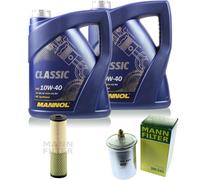 MANN-FILTER Controllo Set 10L MANNOL Classic 10W-40 Per Mercedes-Benz SL 600
