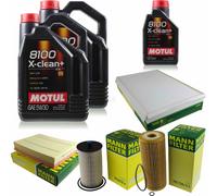 MANN-FILTER Controllo set 10L Motul 8100 X-pulire+ 5W-30 per Crafter di VW 30-50