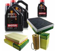 MANN-FILTER Controllo set 10L Motul 8100 X-pulire+ 5W-30 per Crafter di VW 30-50