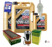 MANN-FILTER Controllo Set 11 L LIQUI MOLY 10W-40 Per Mercedes-Benz Saloon
