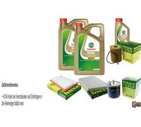 MANN-FILTER Controllo Set 11L CASTROL EDGE 5W-30 Per Mercedes-Benz CLK