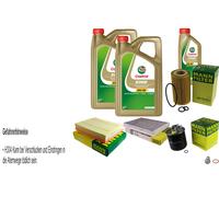 MANN-FILTER Controllo Set 11L CASTROL EDGE 5W-30 Per Mercedes-Benz Sprinter