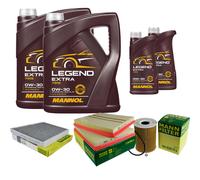 MANN-FILTER Controllo Set 12 L MANNOL Legend Extra 0W-30 Per Mercedes-Benz
