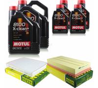 MANN-FILTER Controllo Set 14 L Motul 5W-30 Per VW Touareg 3.0 V6 TDI 2.5 R5