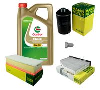 MANN-FILTER Controllo Set 5 L Castrol EDGE Titanium FST 5W-30 Per Seat Altea