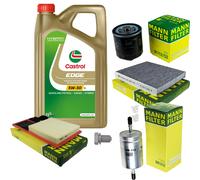 MANN-FILTER Controllo Set 5 L Castrol EDGE Titanium FST 5W-30 Per Seat Ibiza