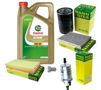MANN-FILTER Controllo Set 5 L Castrol EDGE Titanium FST 5W-30 Per VW New
