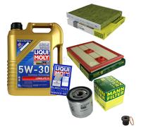 Mann-Filter Controllo Set 5 L Liqui Moly Longlife 3 III 5W-30 per VW Gold