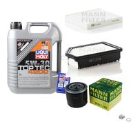 MANN-FILTER Controllo Set 5 L Liqui Moly Top Tec 4200 5W-30 Per KIA Soul 1.6