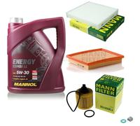 Mann-Filter Controllo Set 5 L mannol Energy Combi Metallo 5W-30 per Toyota