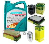 MANN-FILTER Controllo Set 5L ADDINOL 0540 SUPER LIGHT 5W-40 Per MG ZR